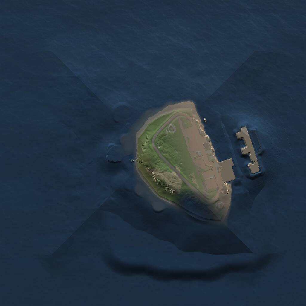 Rust Map: Procedural Map, Size: 1000, Seed: 877712140, 2 Monuments