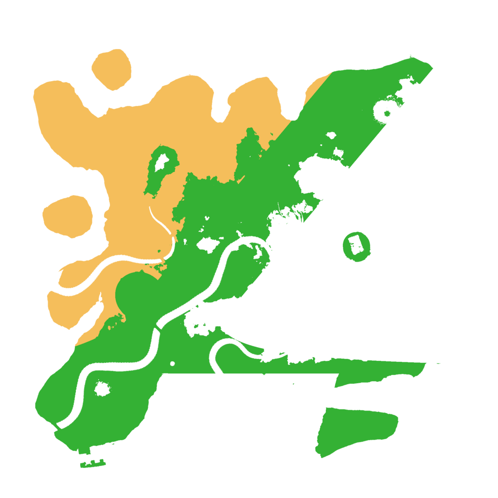 Biome Rust Map: Procedural Map, Size: 3000, Seed: 405