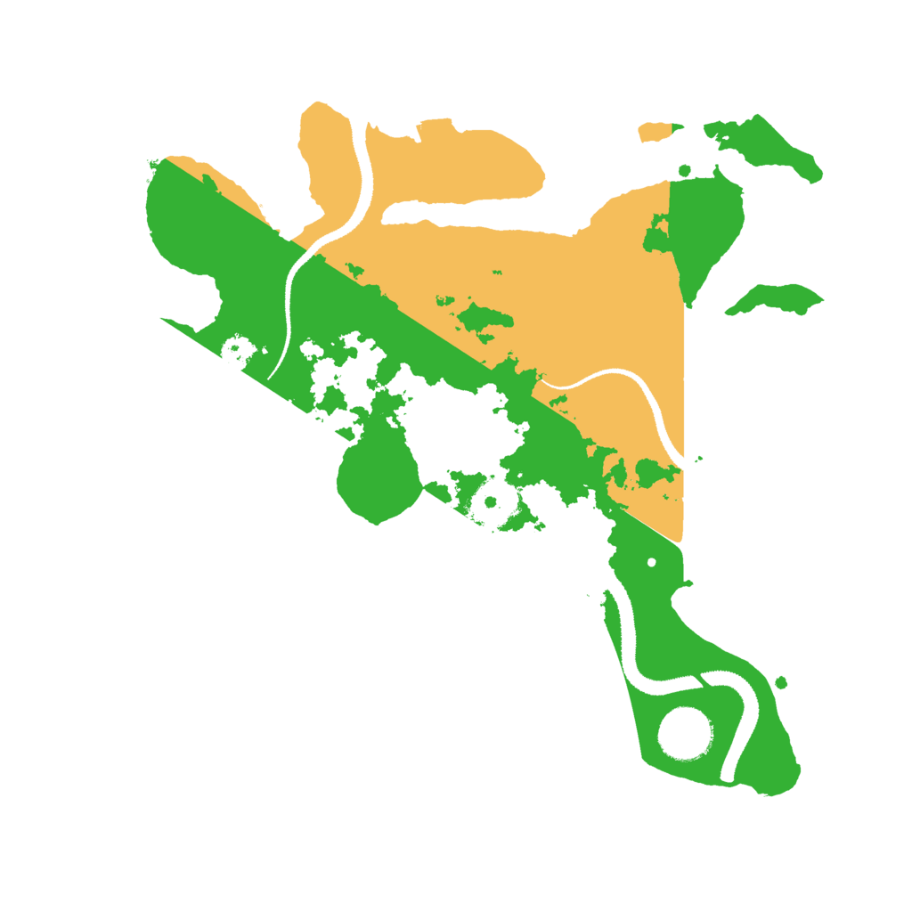 Biome Rust Map: Procedural Map, Size: 3000, Seed: 652477039