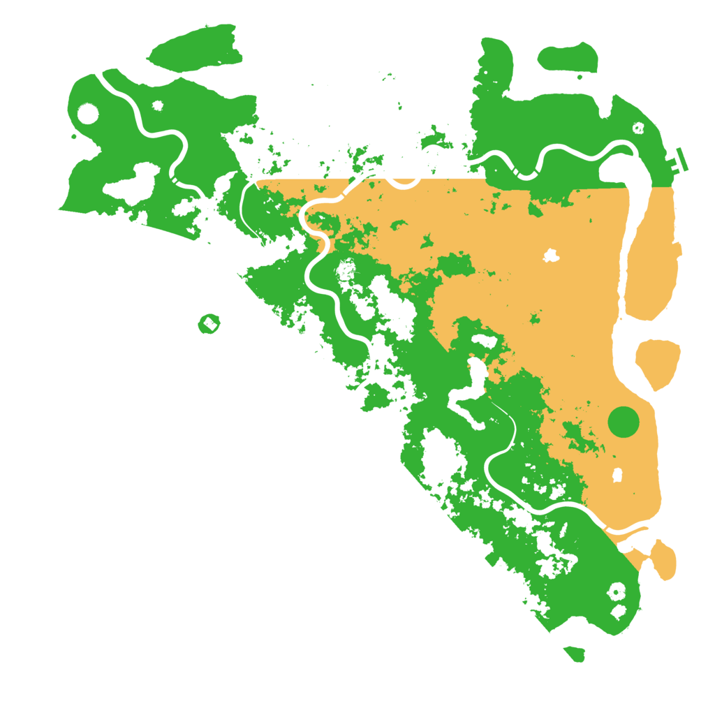 Biome Rust Map: Procedural Map, Size: 6000, Seed: 1129693290