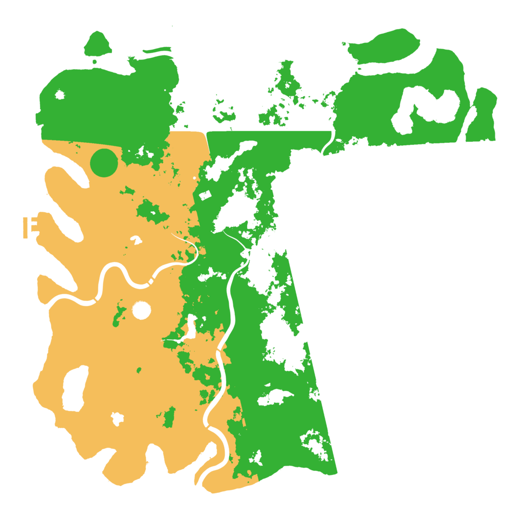 Biome Rust Map: Procedural Map, Size: 5000, Seed: 11223