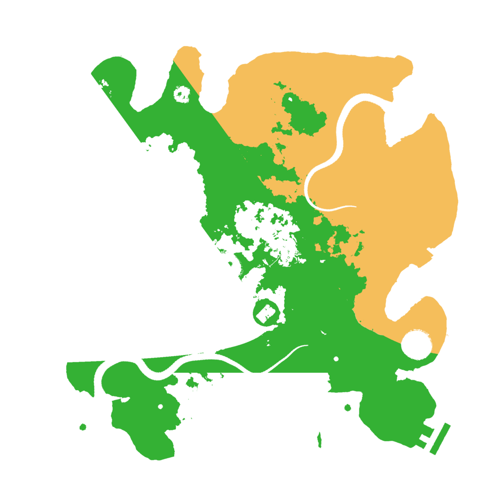 Biome Rust Map: Procedural Map, Size: 3000, Seed: 658659