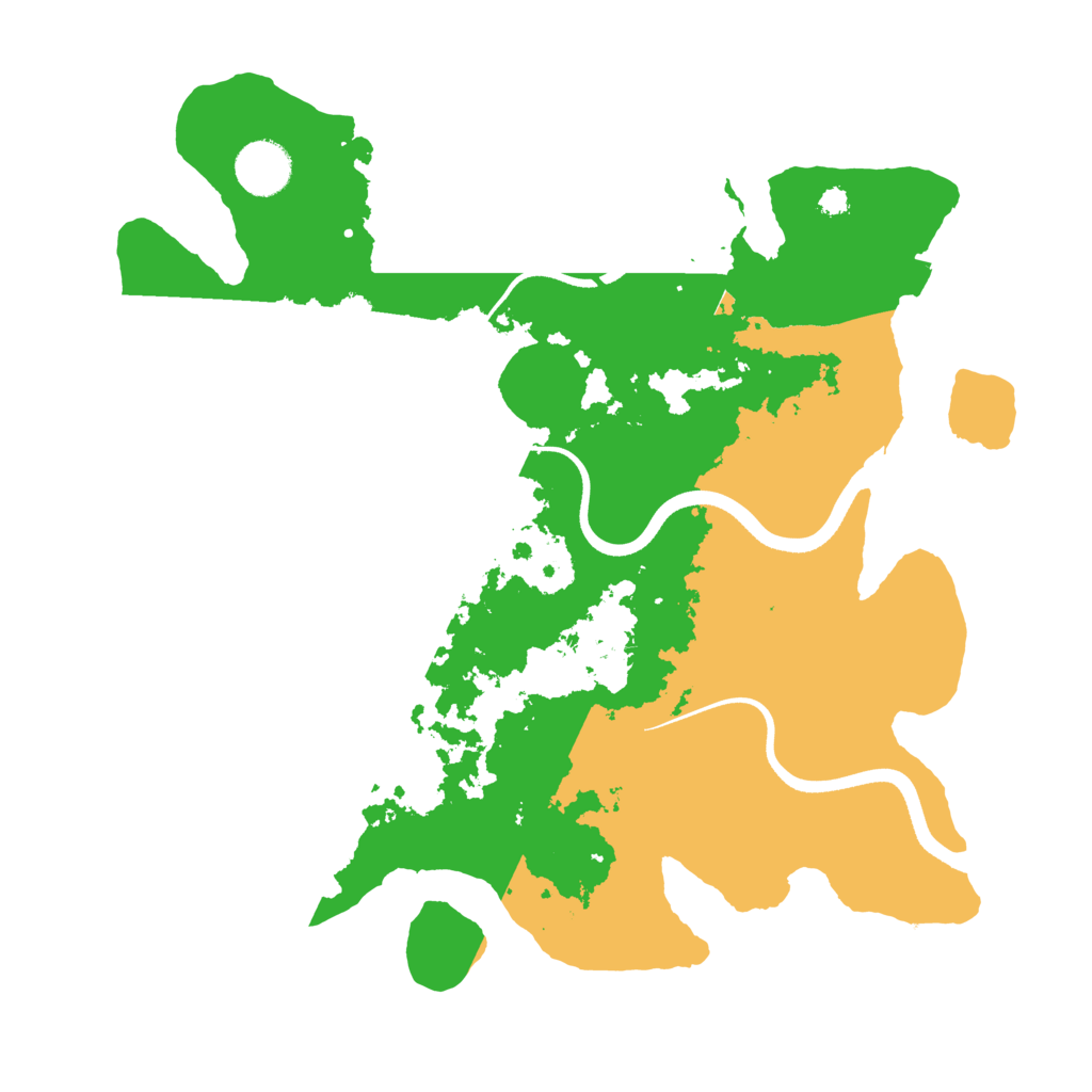 Biome Rust Map: Procedural Map, Size: 3500, Seed: 1840726251