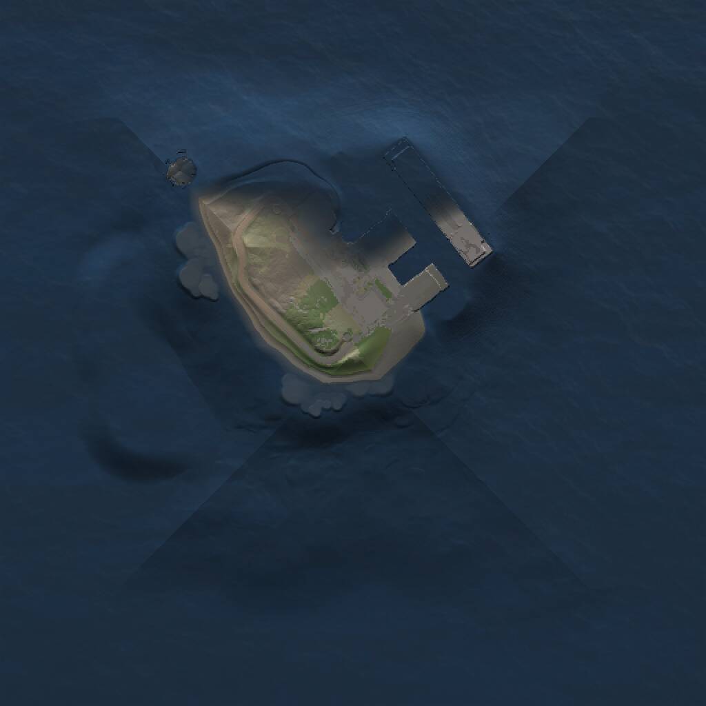 Rust Map: Procedural Map, Size: 1000, Seed: 903000056, 2 Monuments