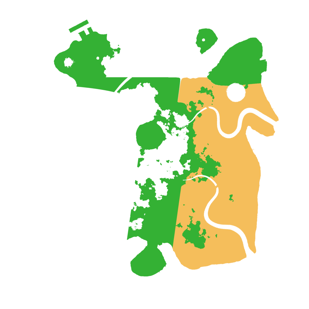 Biome Rust Map: Procedural Map, Size: 3000, Seed: 87263