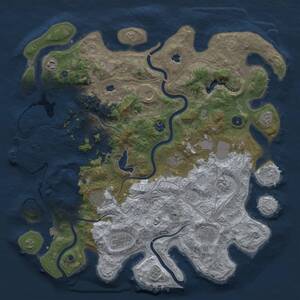 Thumbnail Rust Map: Procedural Map, Size: 4500, Seed: 66151896, 15 Monuments