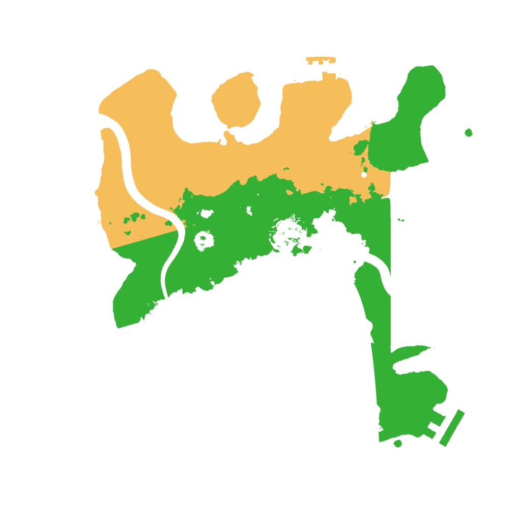 Biome Rust Map: Procedural Map, Size: 2700, Seed: 58112776