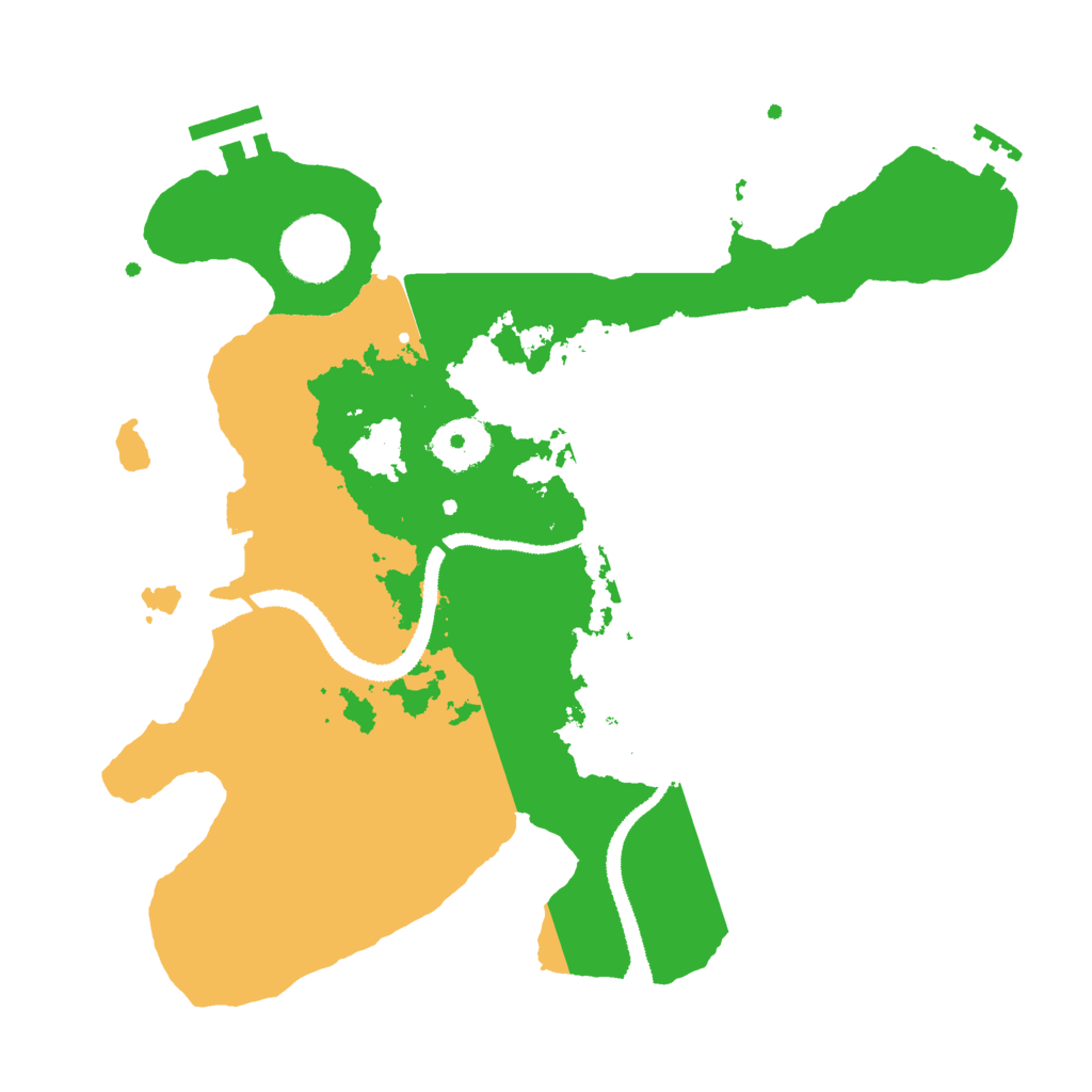Biome Rust Map: Procedural Map, Size: 3000, Seed: 9671480