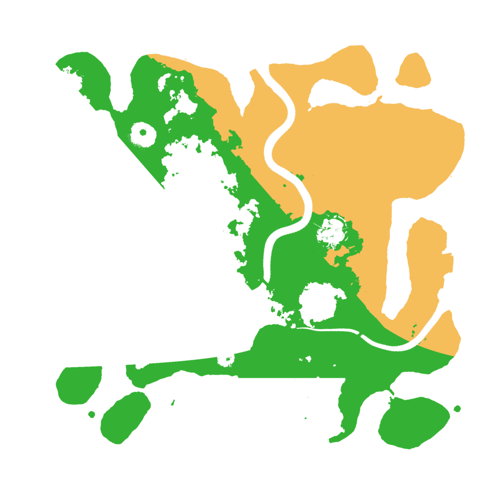 Biome Rust Map: Procedural Map, Size: 3000, Seed: 361875