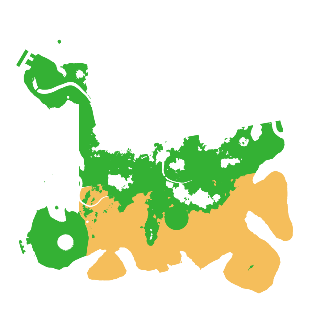 Biome Rust Map: Procedural Map, Size: 3500, Seed: 1031299917