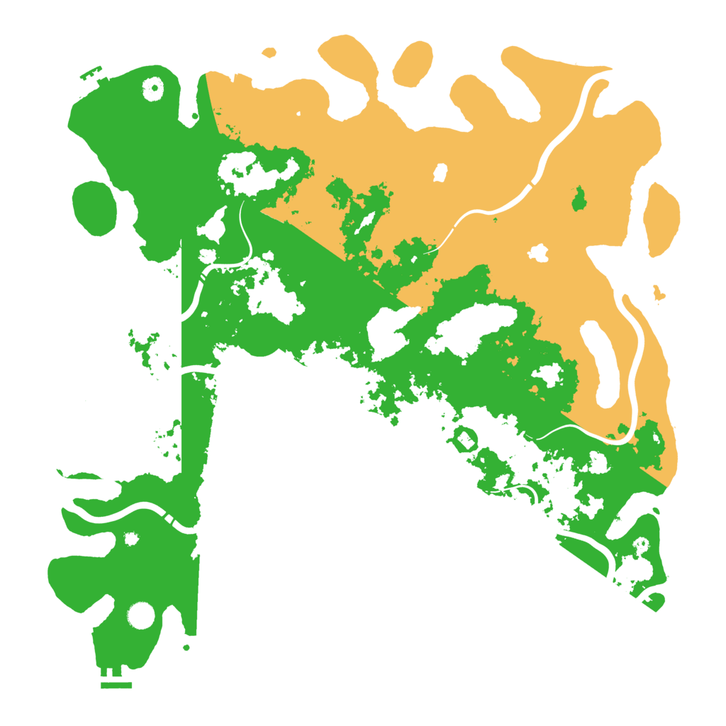 Biome Rust Map: Procedural Map, Size: 4700, Seed: 1995373194