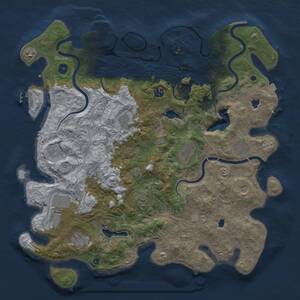 Thumbnail Rust Map: Procedural Map, Size: 4500, Seed: 2020202020, 17 Monuments