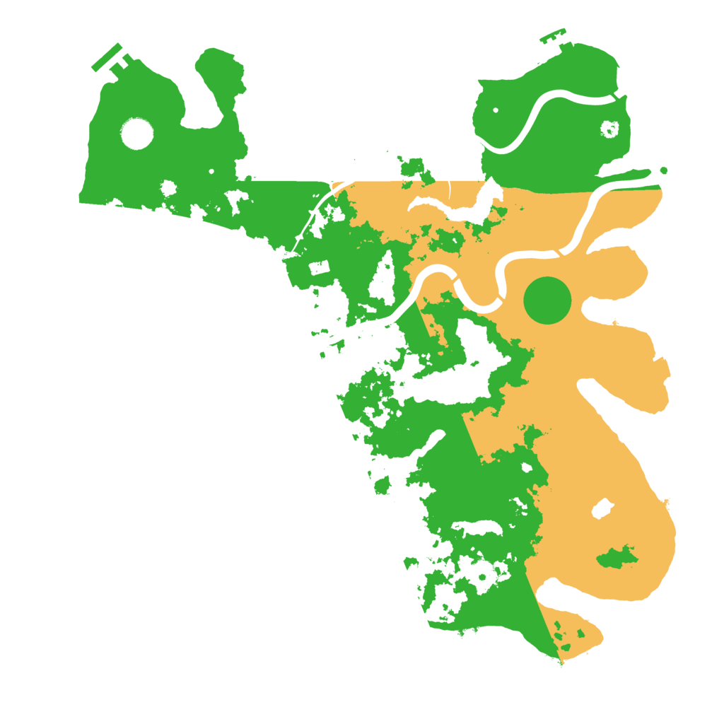 Biome Rust Map: Procedural Map, Size: 4000, Seed: 168754686