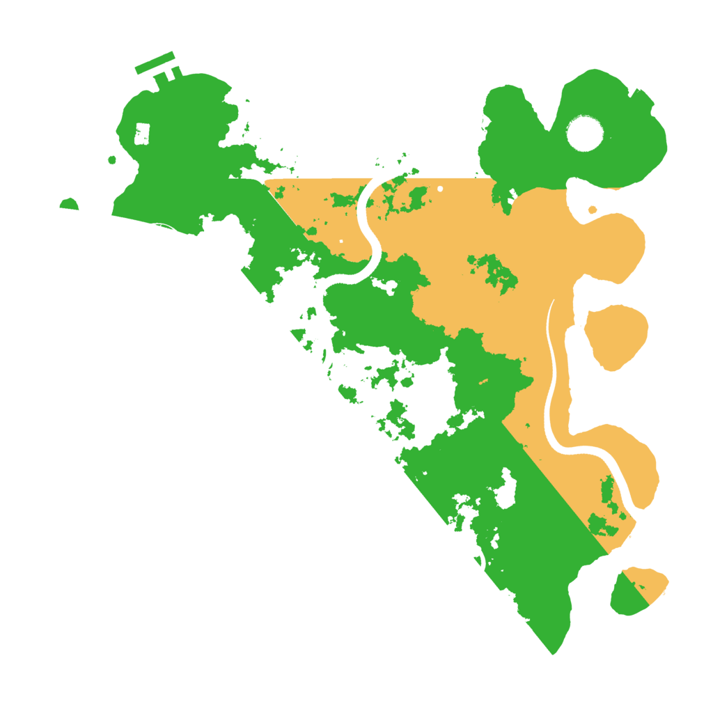 Biome Rust Map: Procedural Map, Size: 3500, Seed: 24357797