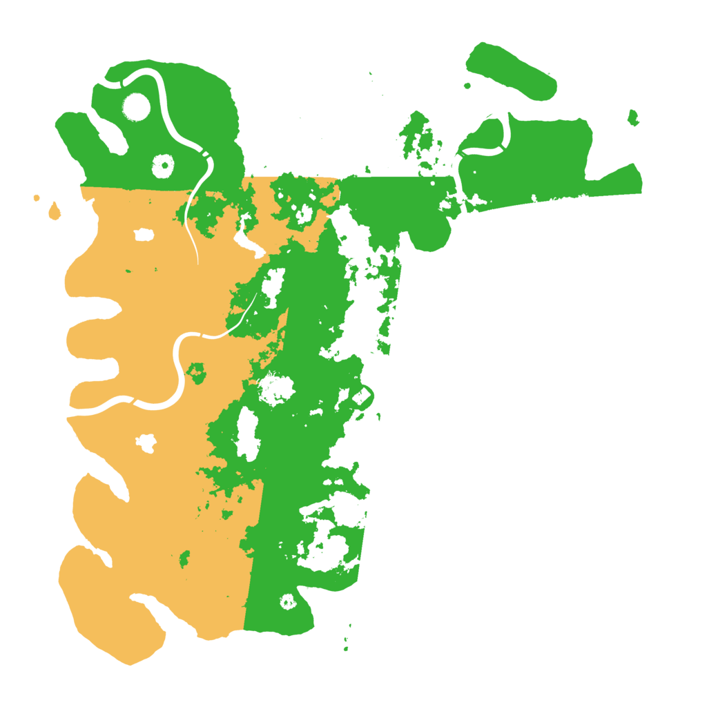 Biome Rust Map: Procedural Map, Size: 4500, Seed: 678030547