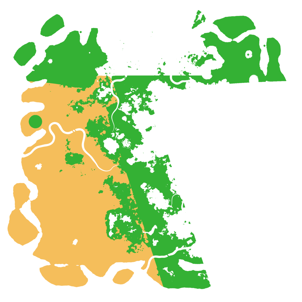 Biome Rust Map: Procedural Map, Size: 6000, Seed: 140434