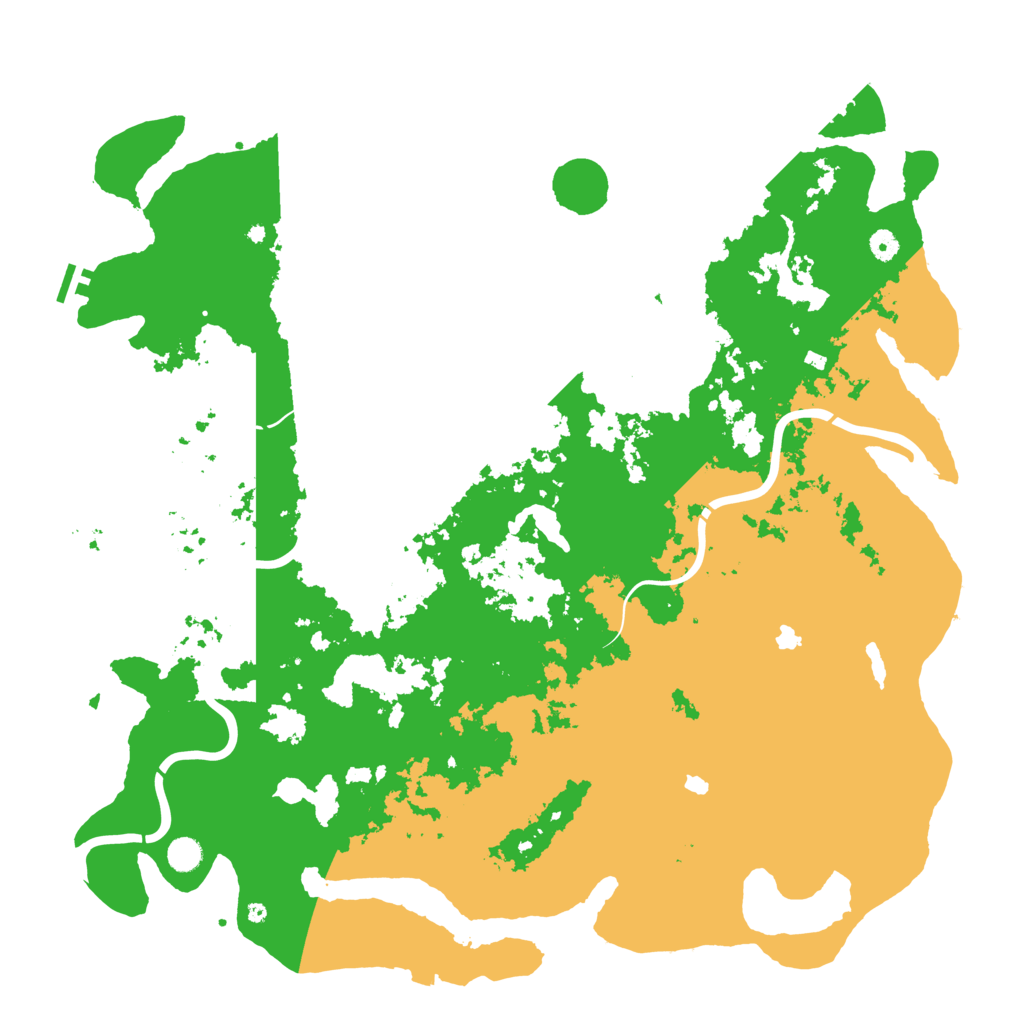 Biome Rust Map: Procedural Map, Size: 5200, Seed: 696912324