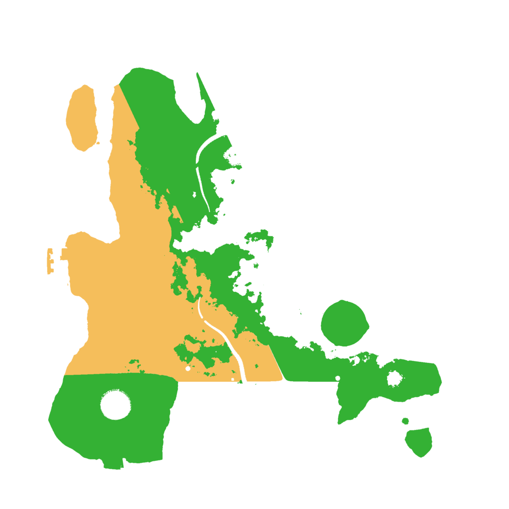 Biome Rust Map: Procedural Map, Size: 3000, Seed: 1247588763