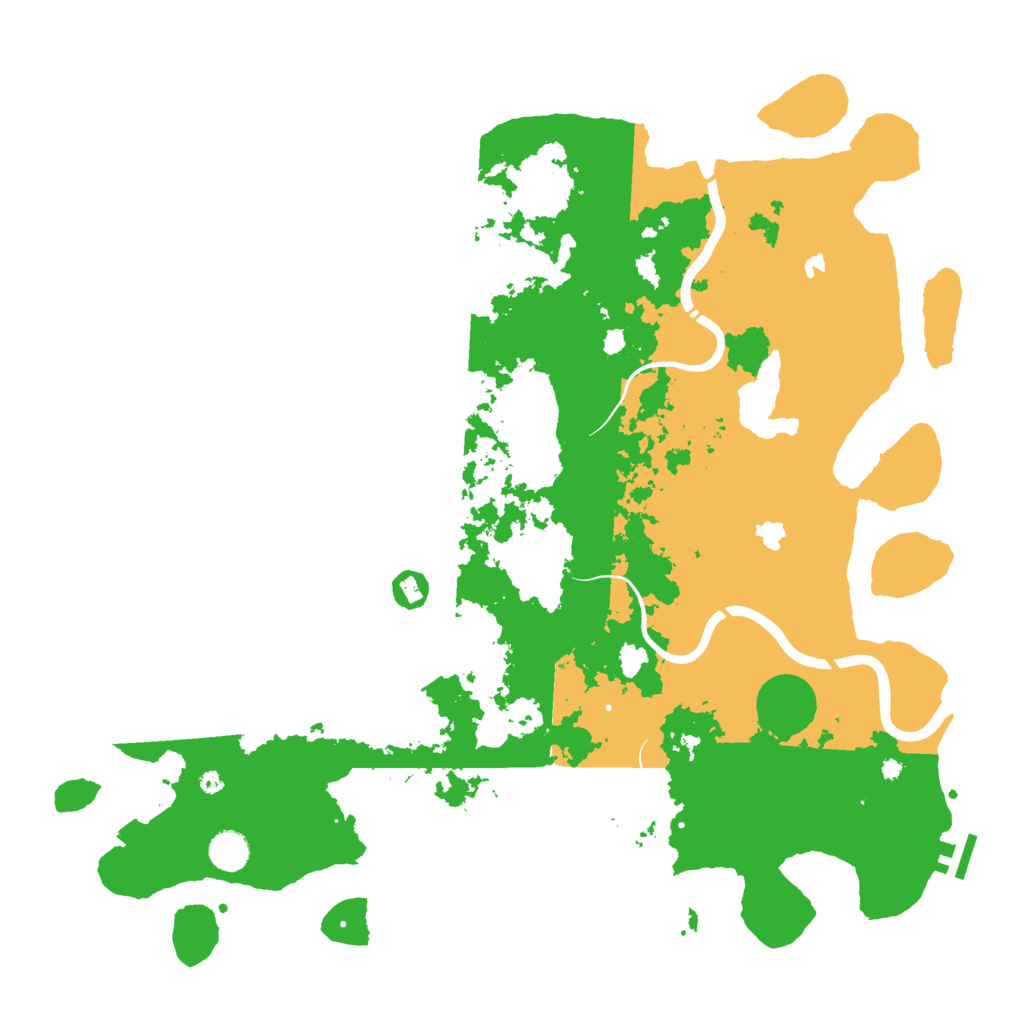 Biome Rust Map: Procedural Map, Size: 4500, Seed: 517887446
