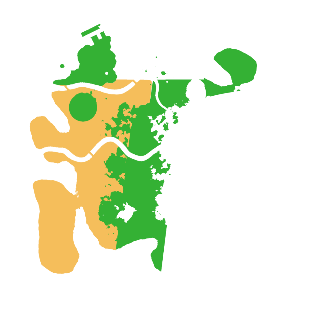 Biome Rust Map: Procedural Map, Size: 3000, Seed: 1992124488
