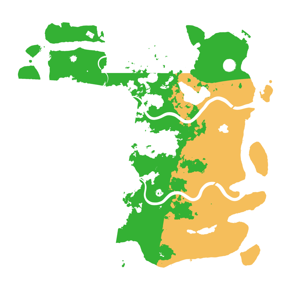 Biome Rust Map: Procedural Map, Size: 4000, Seed: 1316364286