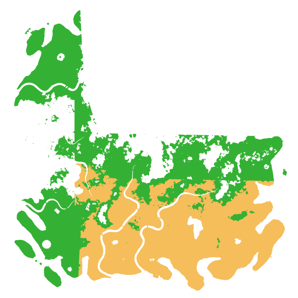 Biome Rust Map: Procedural Map, Size: 6000, Seed: 472974529