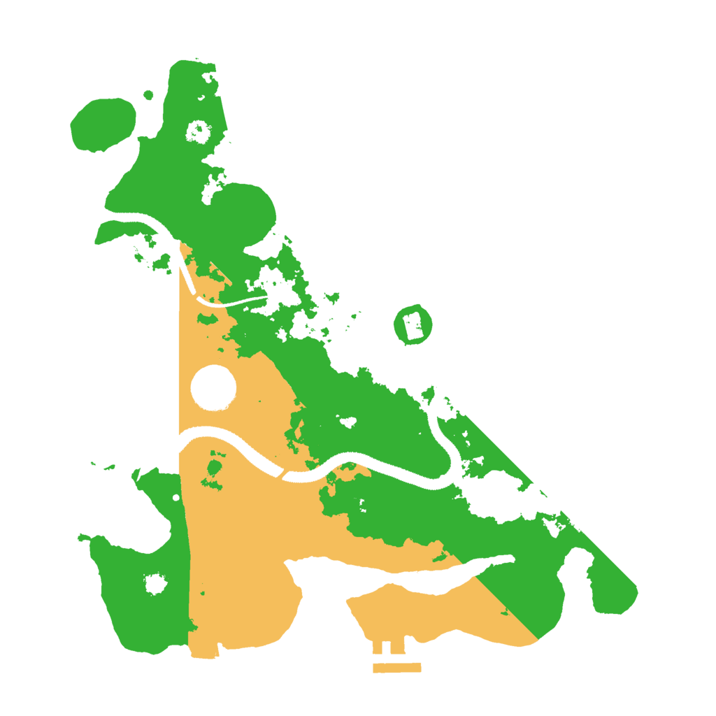 Biome Rust Map: Procedural Map, Size: 3000, Seed: 12412412