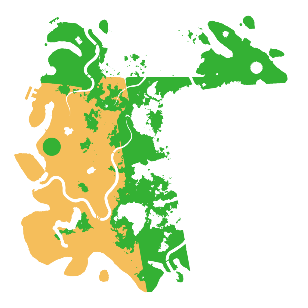 Biome Rust Map: Procedural Map, Size: 4500, Seed: 494087506
