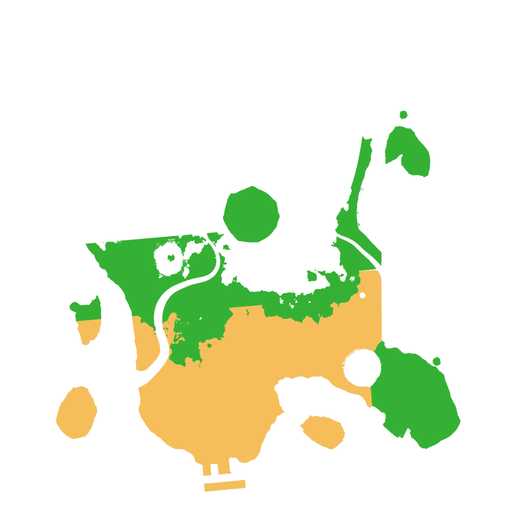 Biome Rust Map: Procedural Map, Size: 2500, Seed: 924224