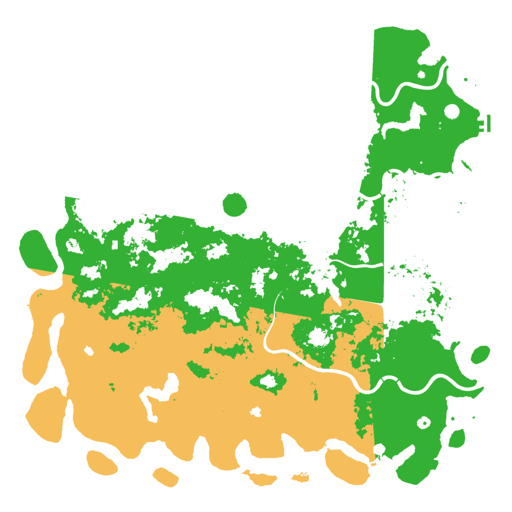 Biome Rust Map: Procedural Map, Size: 6000, Seed: 918232347