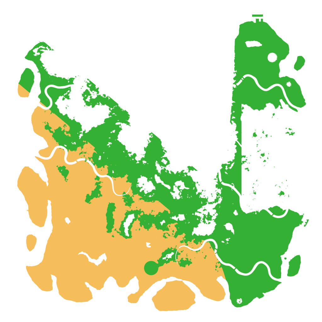 Biome Rust Map: Procedural Map, Size: 6000, Seed: 596993775