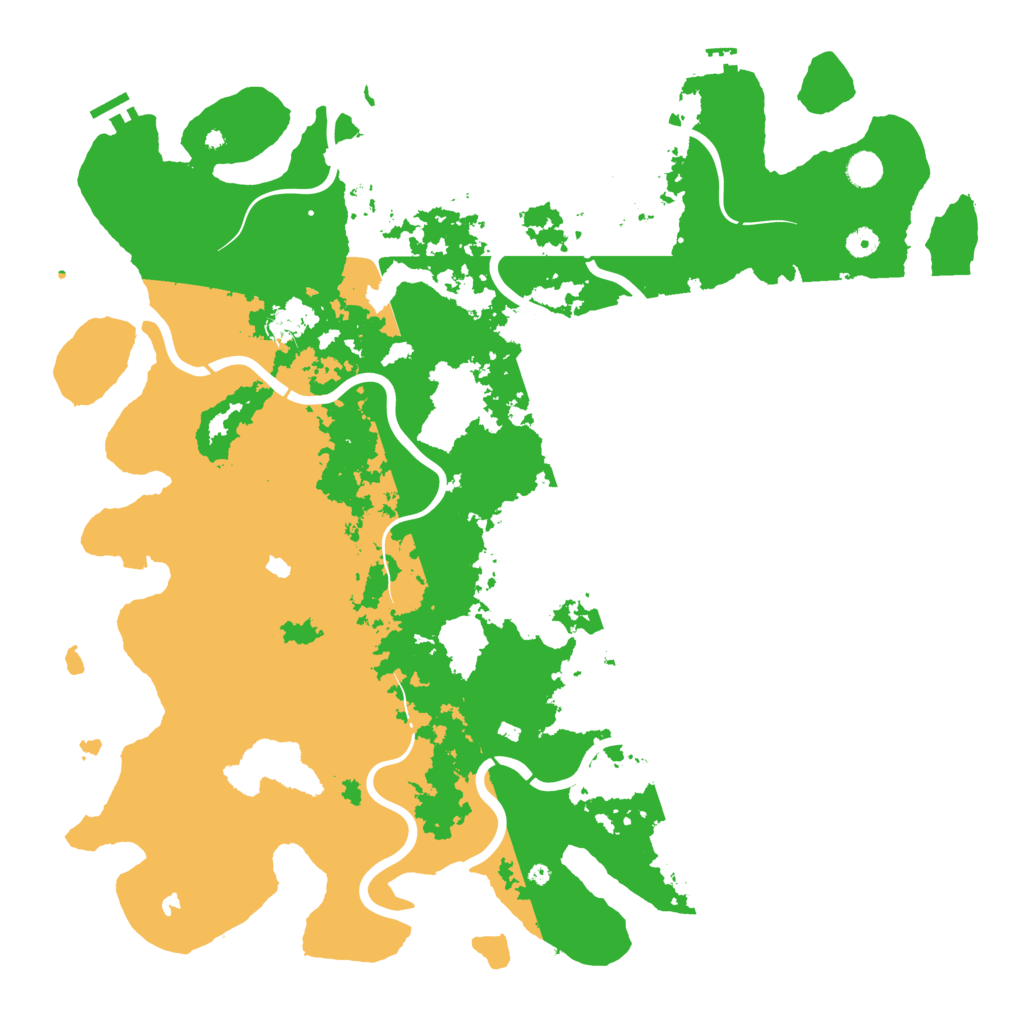 Biome Rust Map: Procedural Map, Size: 5000, Seed: 9671480