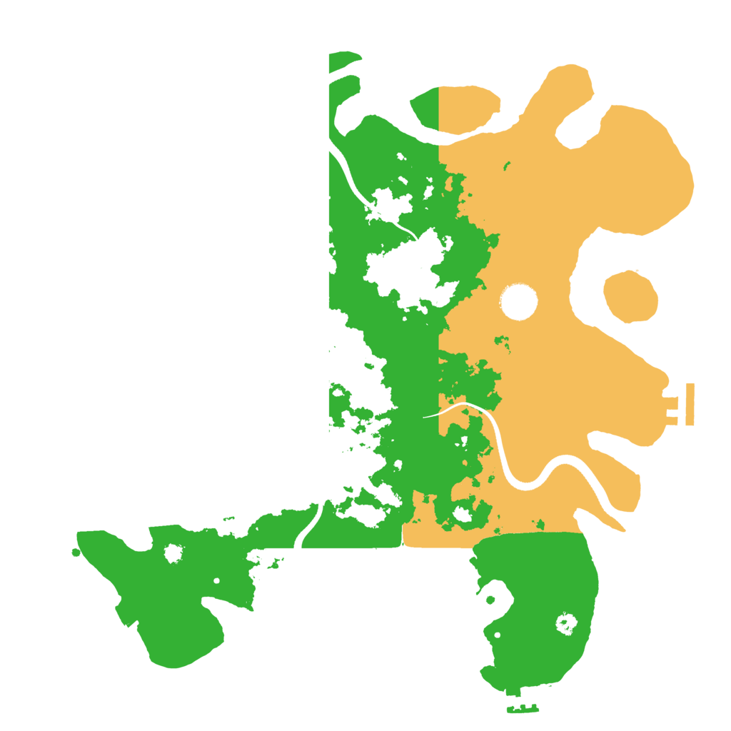 Biome Rust Map: Procedural Map, Size: 3500, Seed: 20417810