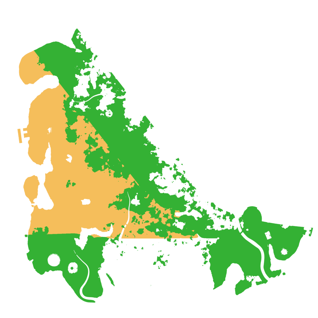 Biome Rust Map: Procedural Map, Size: 4500, Seed: 877052476