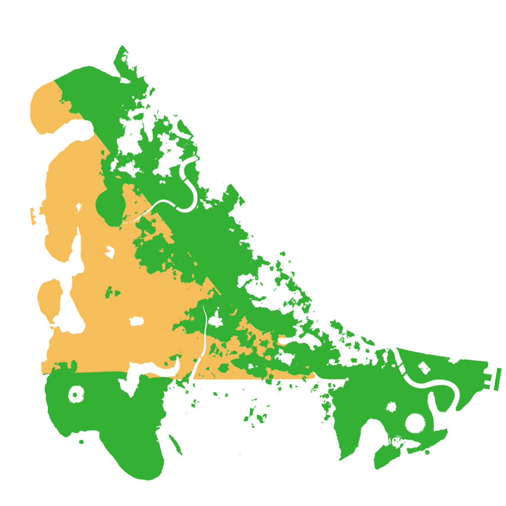 Biome Rust Map: Procedural Map, Size: 4500, Seed: 877052476