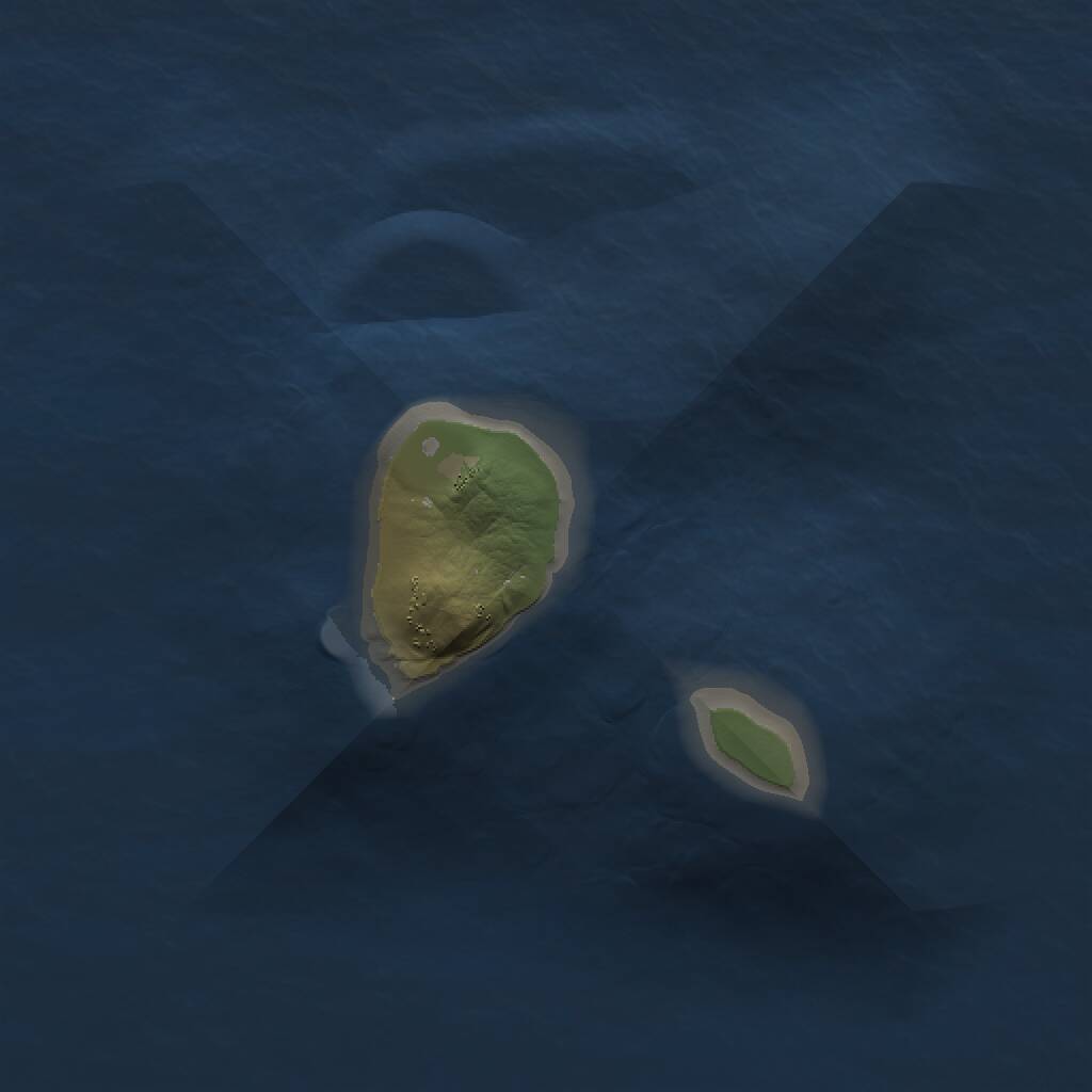 Rust Map: Procedural Map, Size: 1000, Seed: 642123442, 1 Monuments