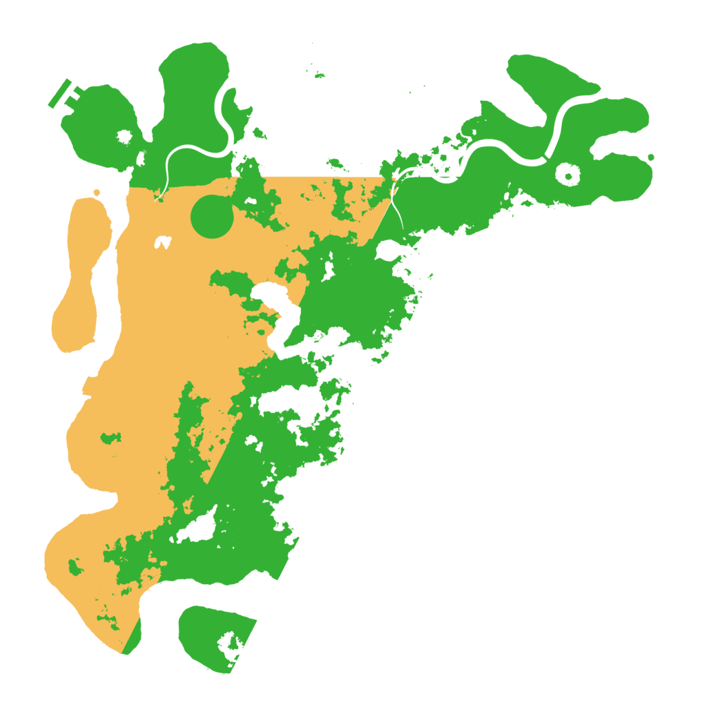 Biome Rust Map: Procedural Map, Size: 4350, Seed: 8563211