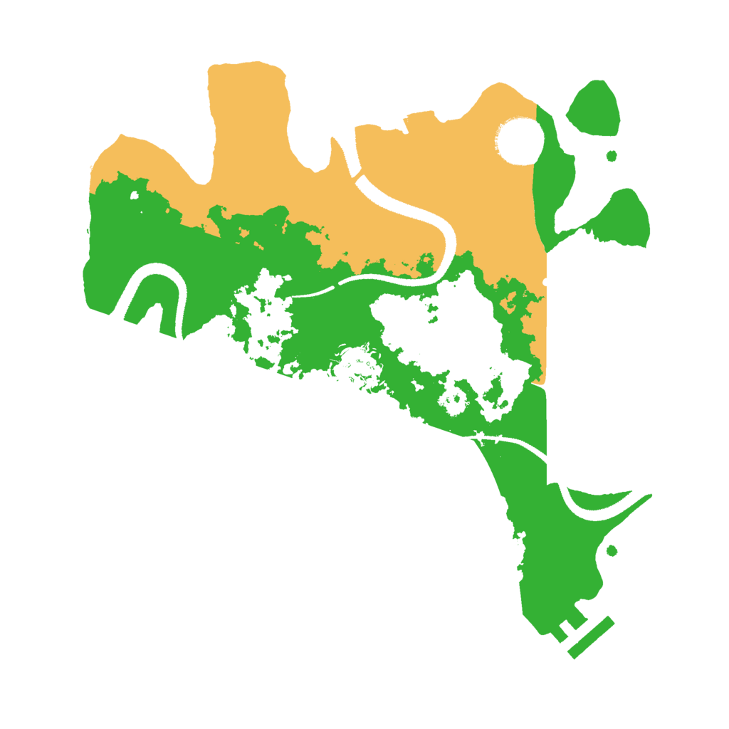 Biome Rust Map: Procedural Map, Size: 2700, Seed: 11162