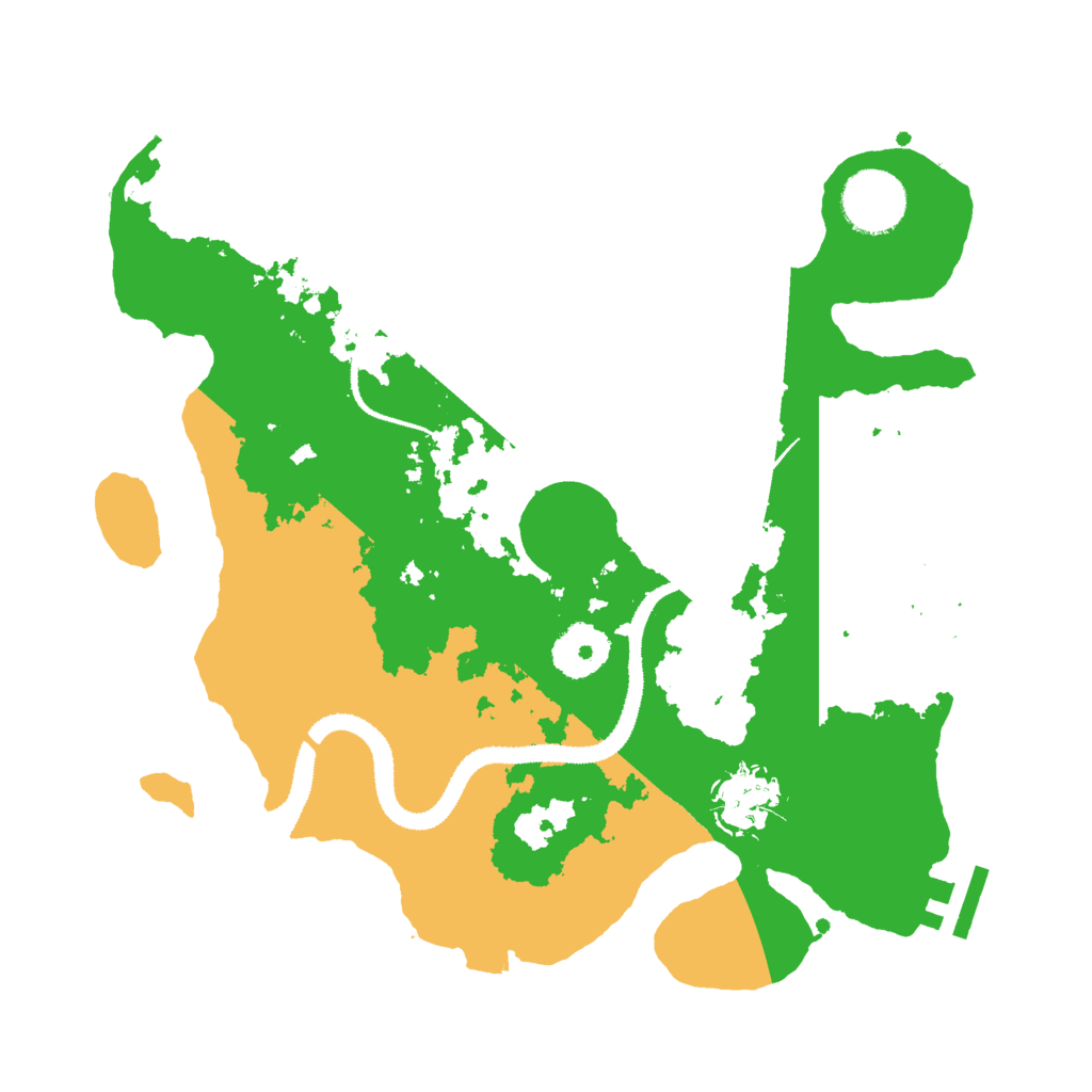 Biome Rust Map: Procedural Map, Size: 3000, Seed: 250771581