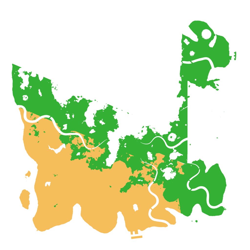 Biome Rust Map: Procedural Map, Size: 4500, Seed: 125867866