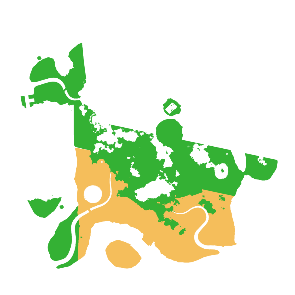 Biome Rust Map: Procedural Map, Size: 3000, Seed: 661949635