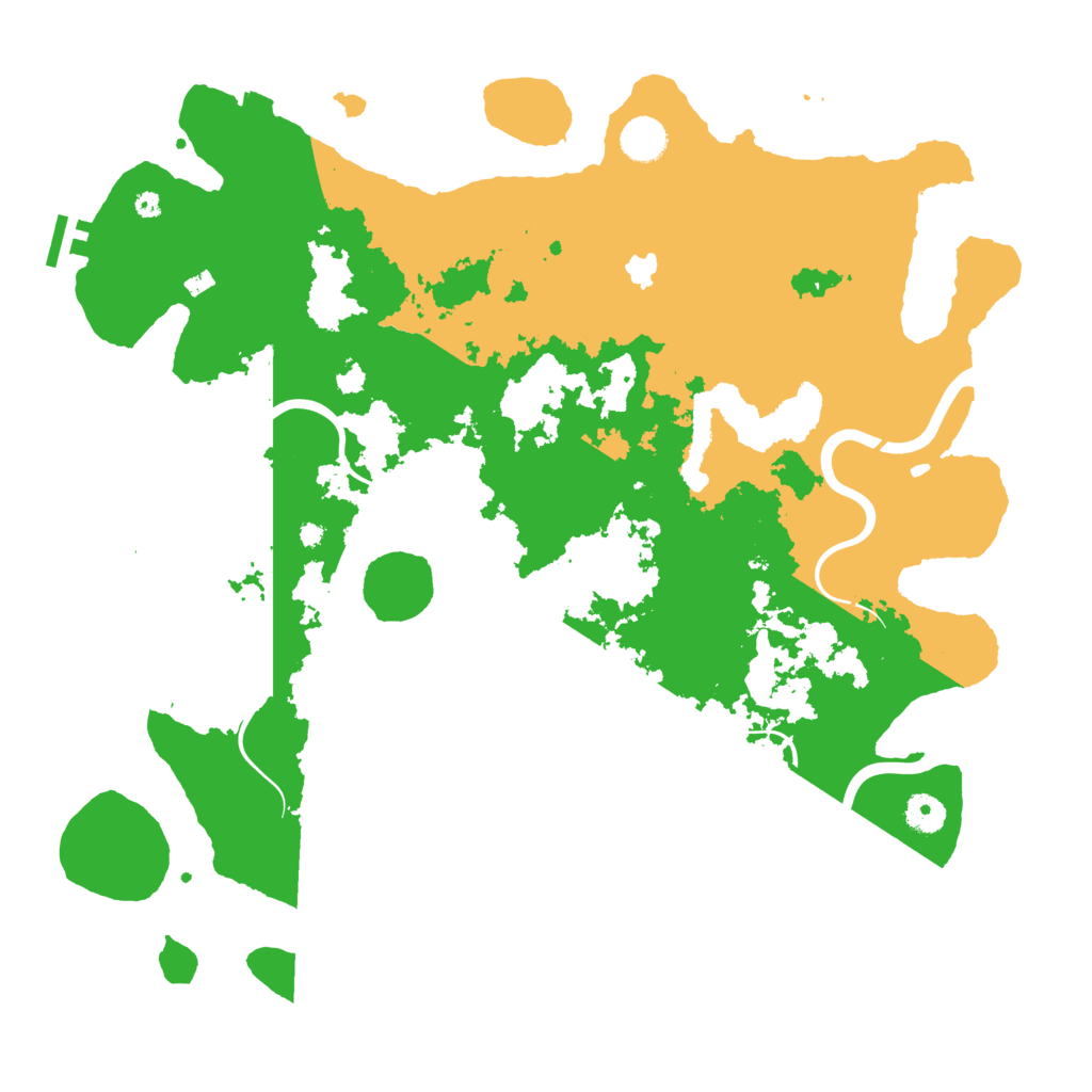 Biome Rust Map: Procedural Map, Size: 4200, Seed: 128244871