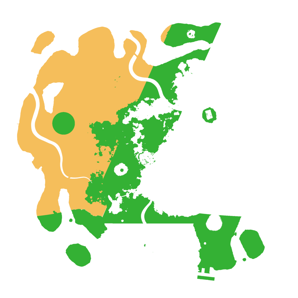 Biome Rust Map: Procedural Map, Size: 3500, Seed: 2429941