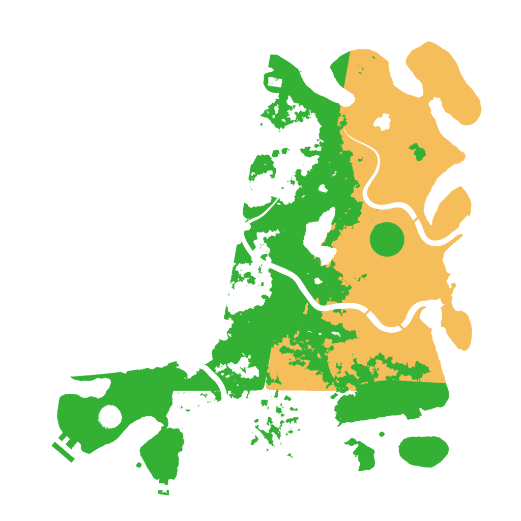 Biome Rust Map: Procedural Map, Size: 4000, Seed: 14881488