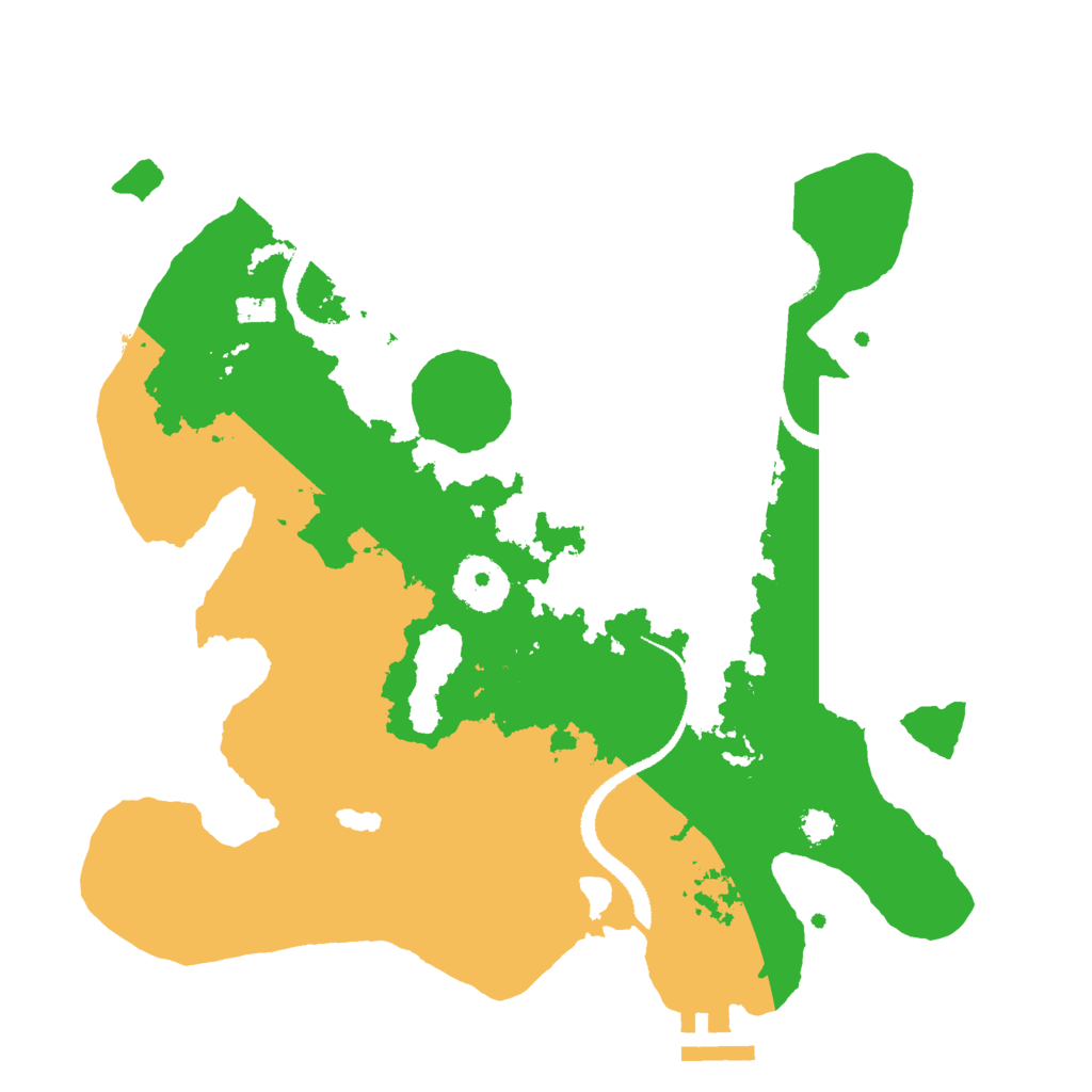 Biome Rust Map: Procedural Map, Size: 3000, Seed: 1661389239
