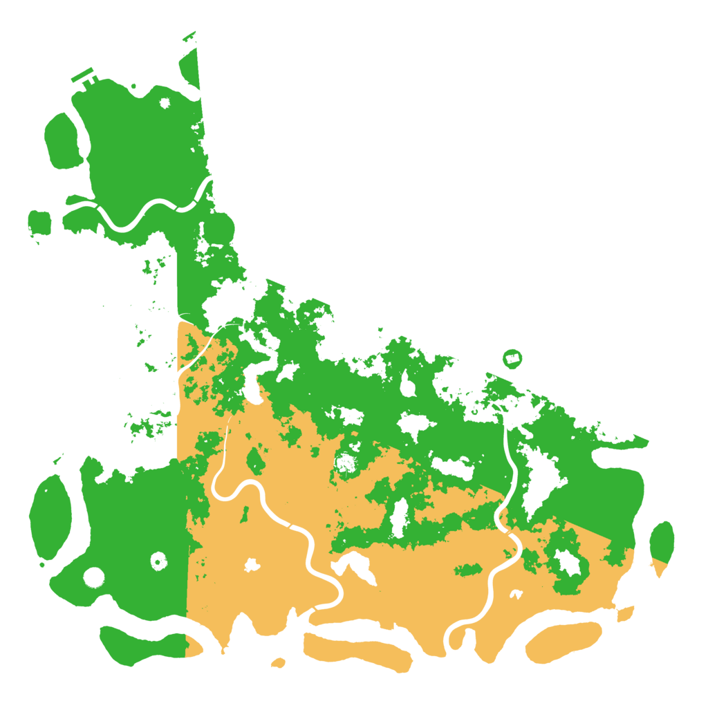 Biome Rust Map: Procedural Map, Size: 6000, Seed: 1494338682