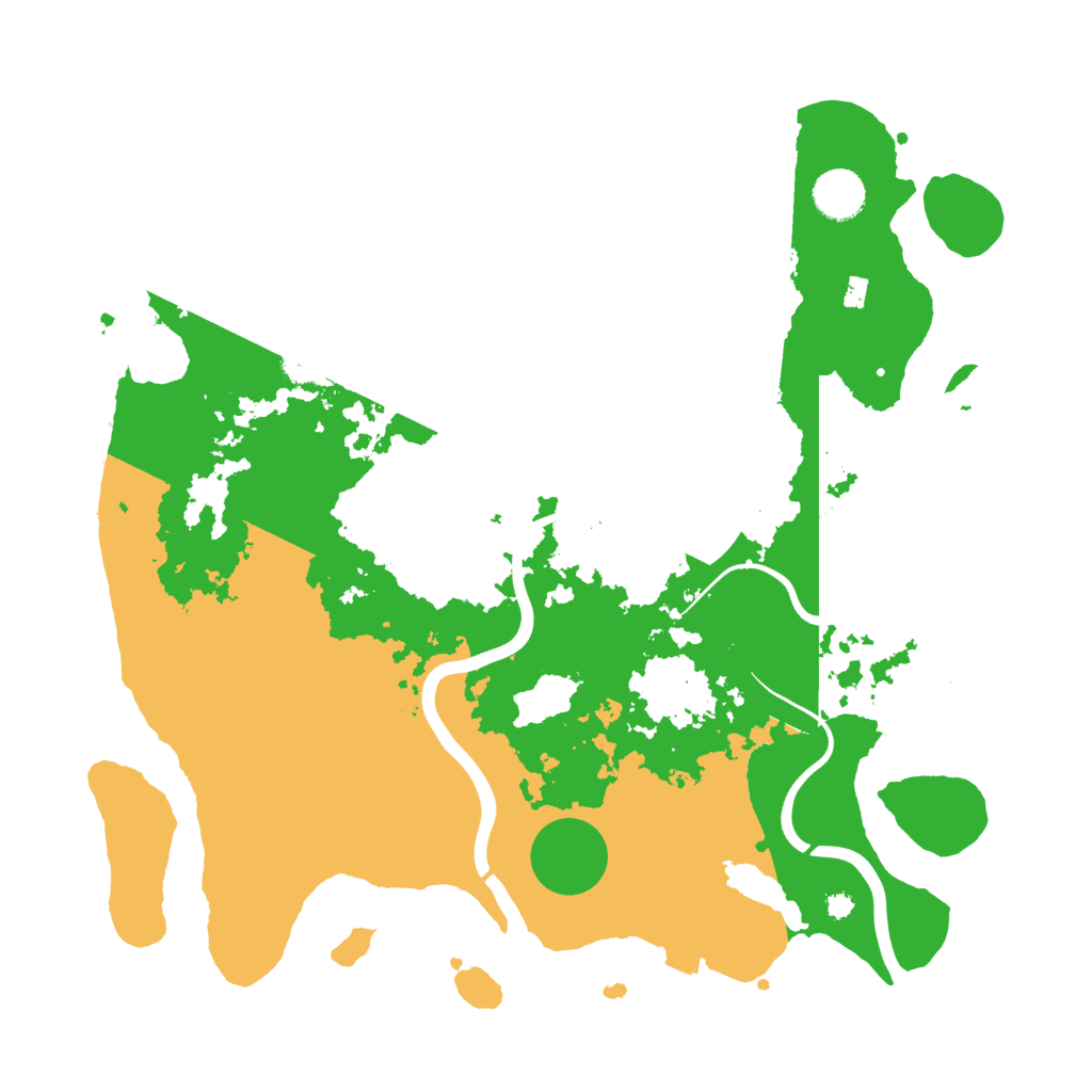 Biome Rust Map: Procedural Map, Size: 3750, Seed: 1003319440