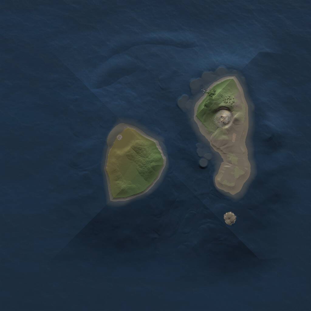 Rust Map: Procedural Map, Size: 1000, Seed: 1600481738, 1 Monuments