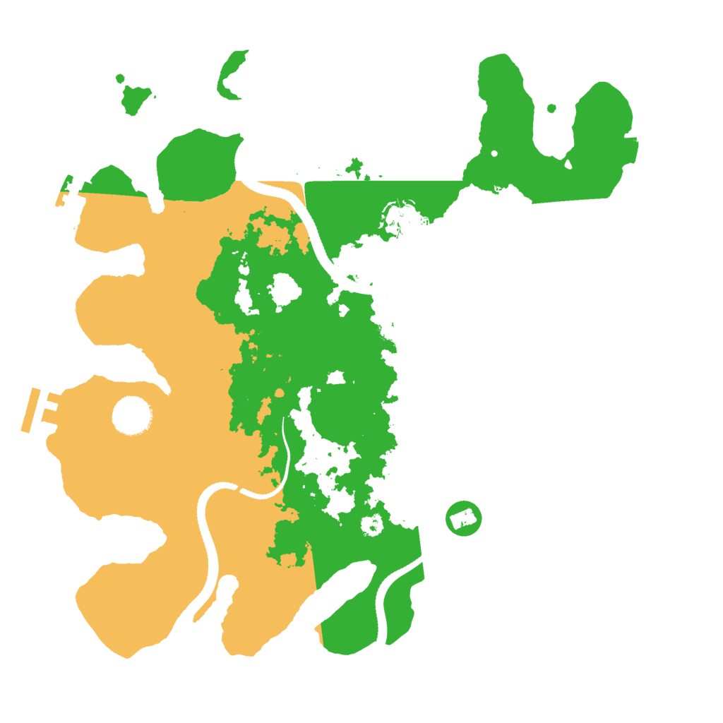 Biome Rust Map: Procedural Map, Size: 3250, Seed: 63776