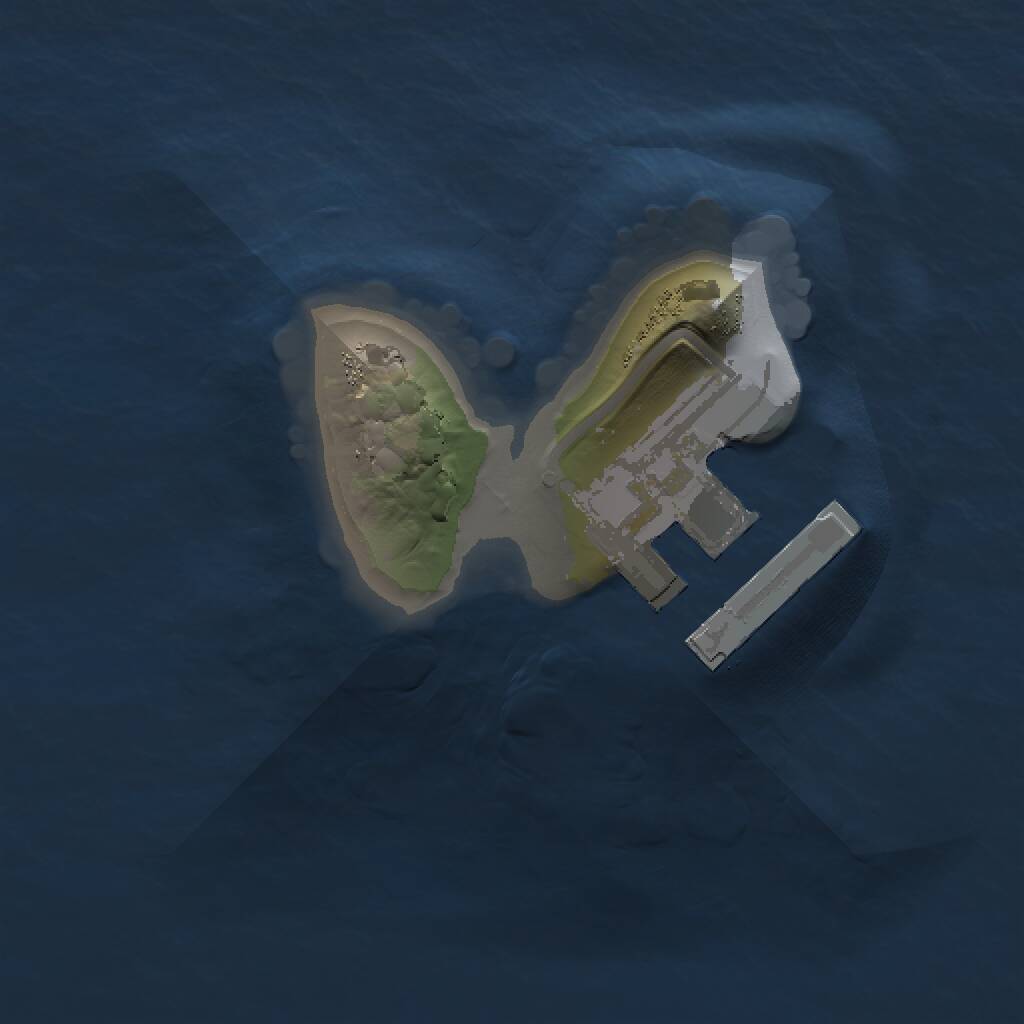 Rust Map: Procedural Map, Size: 1000, Seed: 919595467, 2 Monuments